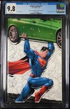 Action Comics 1 2017 CGC 9.8 Convention Exclusive, Tony Daniel B&W Sketch Acetat