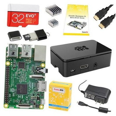  Raspberry Pi 3 Complete Starter Kit - Quad-Core 1.2 GHz 1 GB RAM, WiFi & 