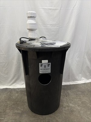 Myers SRM4T Cast Iron Sewage Pump, Pre Plumbed Sewage Package, 0.4 HP, 115 V