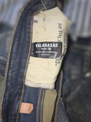 Valabasas Mr.Extendo Denim Super Stacked Jeans Mens Sz 36 | eBay