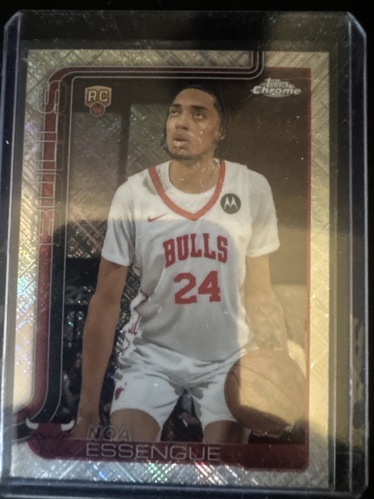 2025-26 Topps Chrome - Noa Essengue #262 Skylight Refractor (RC)