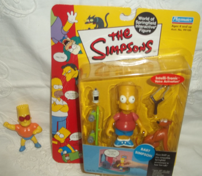 #ad #ad Playmates World Of Springfield : Bart Simpson Figure NIP 1 used $33.33