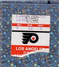 Wayne Stephenson Shutout Ticket Stub 11-27-1977 Flyers Kings Mel Bridgman 👀🔥