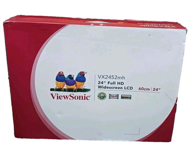 VIEWSONIC 24'' VX2452MH FULL HD 1080P WIDESCREEN LCD MONITOR *NEW *FREE SHIPPING