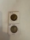 Walking Liberty Silver Half Dollars 1918-S & 1920
