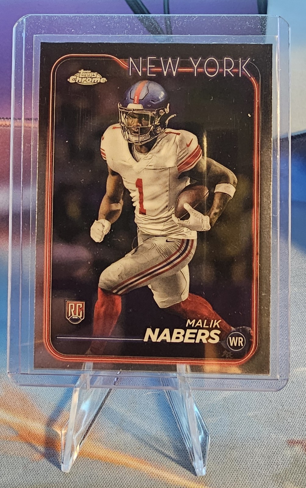 2024 Topps Chrome - Rookies Malik Nabers #205 (RC)