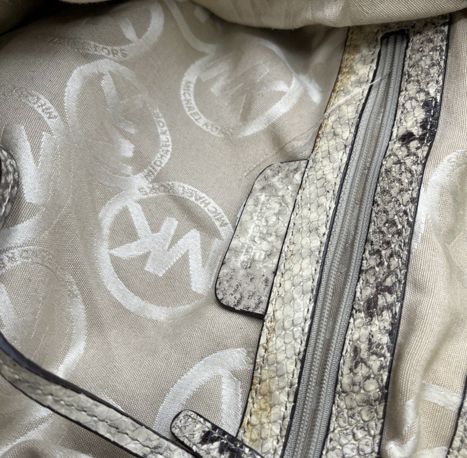 Michael Kors Leather Python Pattern Crossbody Bag… - image 7