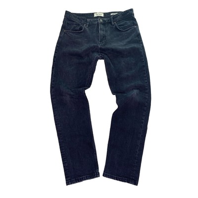 Pull And Bear Jeans Men Regular Black Size 36x30