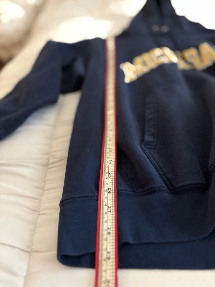 Толстовка с капюшоном женская MICHIGAN Steve & Barry's большая темно-синий пуловер толстовка - Изображение 3 из 4