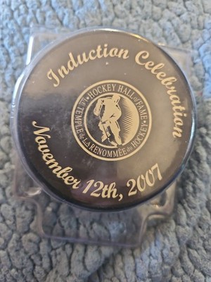 Induction Celebration Nov 12, 2007 Hall Of Fame Hockey Puck