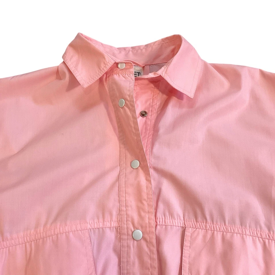 Vintage Koret Snap Bomber Style Jacket GREASE Pink Ladies Size Small Lightweight - Image 4 of 4