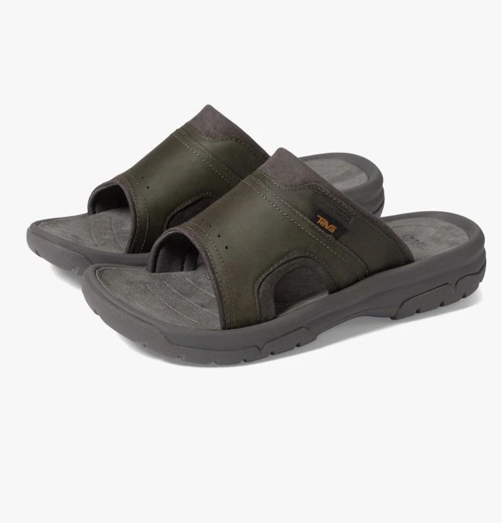 Teva Mens Langdon Slide Dark Grey 13