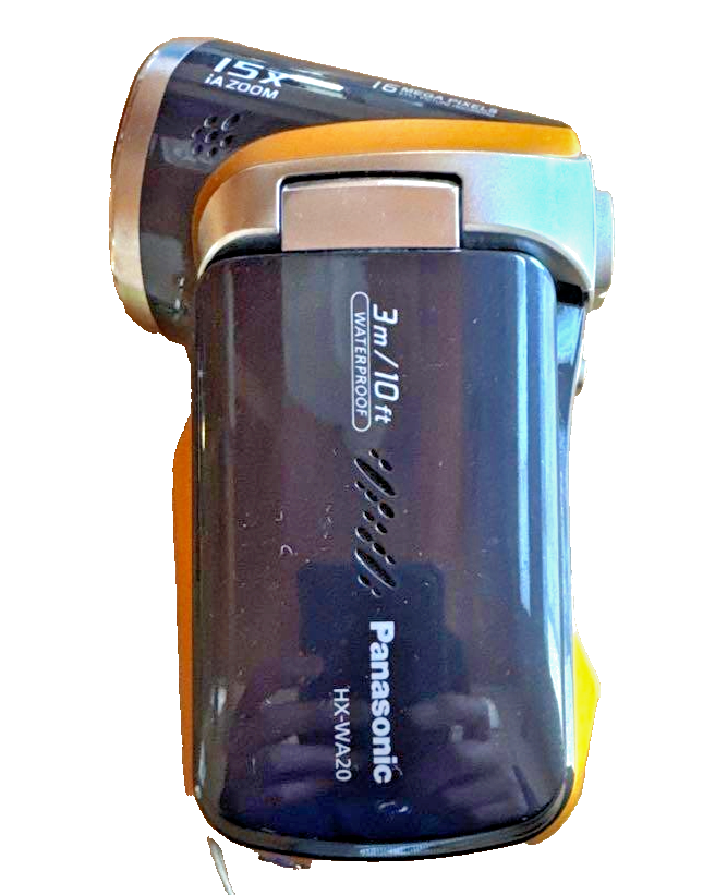 Panasonic HX-WA20 Camcorder Video Camera Black Waterproof Used