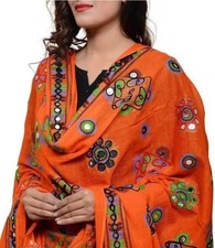 Rajsthani Embroidered dupatta indian traditional chunni bridal wedding shawl