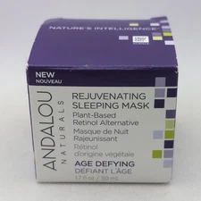 Andalou Age Defying Plant Based Retinol Alternative Rejuvenating Sleeping Mask -