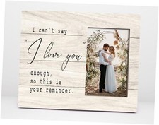 Picture Frame for Couples,Couple Gifts for Girlfriend Boyfriend,4x6 I Love You