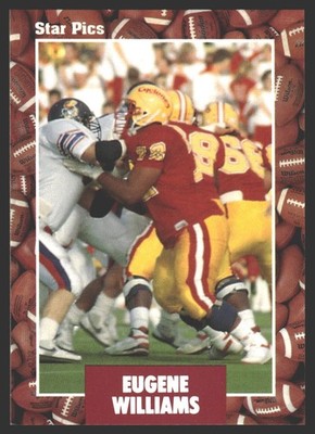 Eugene Williams #78 1991 Star Pics Iowa State Cyclones