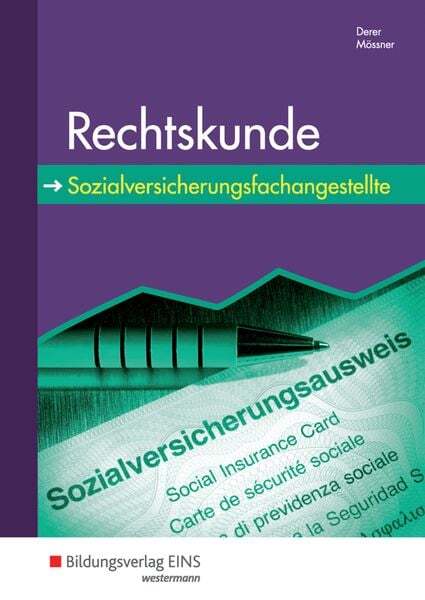 Thumbnail - Rechtskunde Für Sozialversicherungsfachangestellte