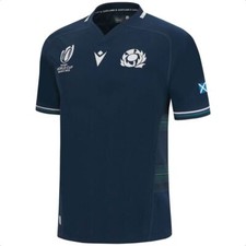 2024 NEW MEN'S SHIRT SCOTLAND RUGBY WORLD CUP 2023 HOME AWAY JERSEY