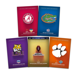 Details About 2018 2019 College Football Playoff Complete Collection Dvd 2019 Brand New