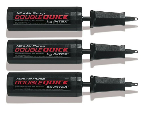 Intex 69613 Double Quick Mini Hand Pumpe 29 cm Aufblasen Luftmatratzen Luft Ball - Bild 24 von 50