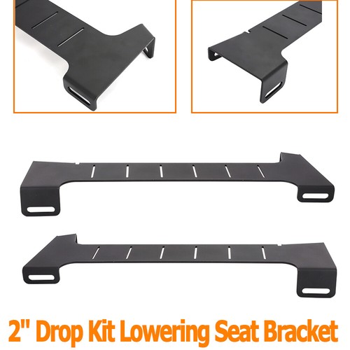 2" Drop Kit Lowering Seat Bracket For 1960-1972 Chevrolet C10 C15 Bench Seat