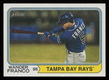Wander Franco 2023 Topps Heritage #21 Tampa Bay Rays Baseball Card