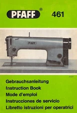 PFAFF 461 Instruction Manual User Guide Copy: Coil Bound 20 Pages