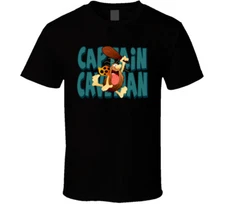 Captain Caveman Cartoon Classic Logo T Shirt