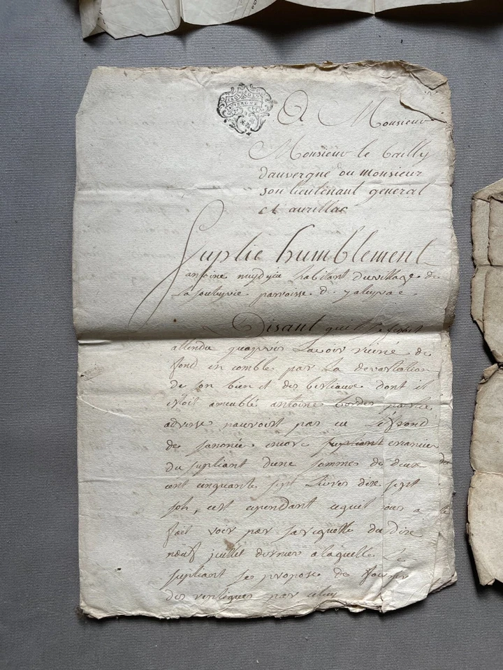 Lot de vieux papiers - Photo 4/4