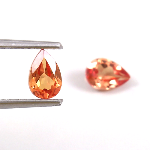 1 Pz Naturale Certificato Padparadscha Zaffiro Cuscino Forma - Foto 12