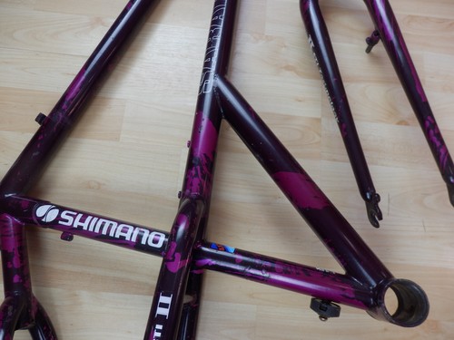 Retro Elevated chainstay 1991 Al Carter Saratoga II Frame & Forks size 48cm - Picture 16 of 24