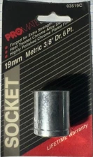Promate 19mm X 3/8 in. drive Metric 6 Point Shallow Socket