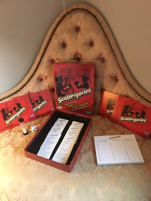 Hasbro Scattergories Spiel - kleine Box Version mit Sand Timer - vollständig