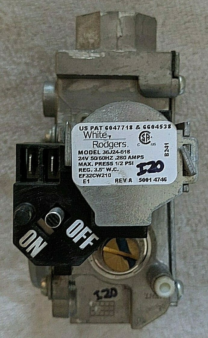 White Rodgers GEMINI 36J24 618 Furnace Gas Valve EF32CW210 REV A FREE  SHIPPING