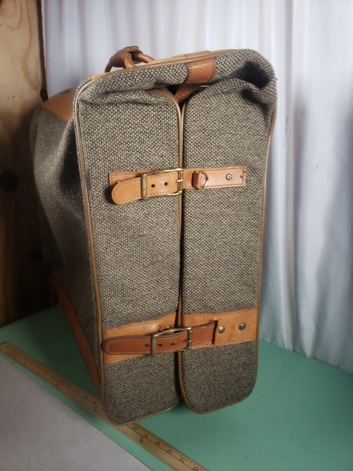 Equipaje de colección Hartmann nogal tweed móvil viajero expandir 24" traje ropa Foto 2 de 4