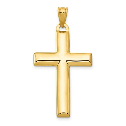 14k Gold Two-Tone Reversible Cross 
