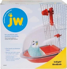 JW Pet Insight Bird Bath Bird Accessory Multicolor