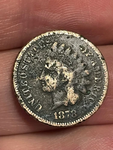 1878 Indian Head One Cent Penny- Good/VG Details