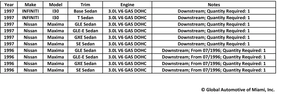 Sensor de oxígeno Bosch 13273 para Infiniti I30 Nissan Máxima 1996-1997 aguas abajo Foto 2 de 2