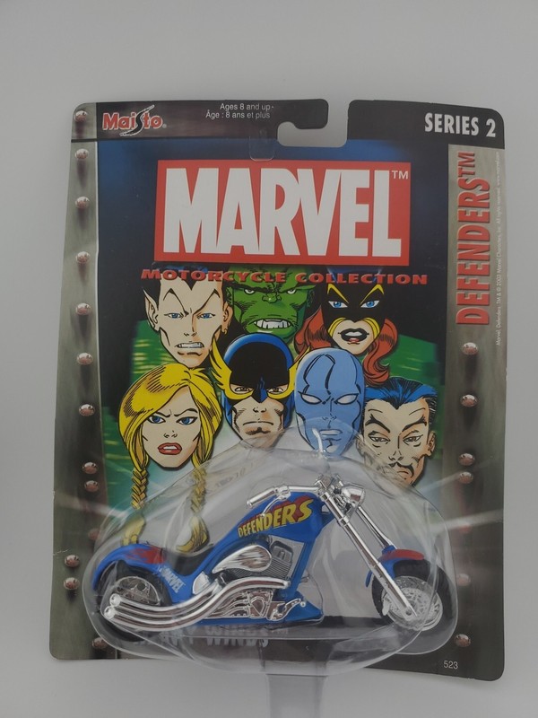 Maisto Marvel Motorcycle Collection Defenders Heavy Winds