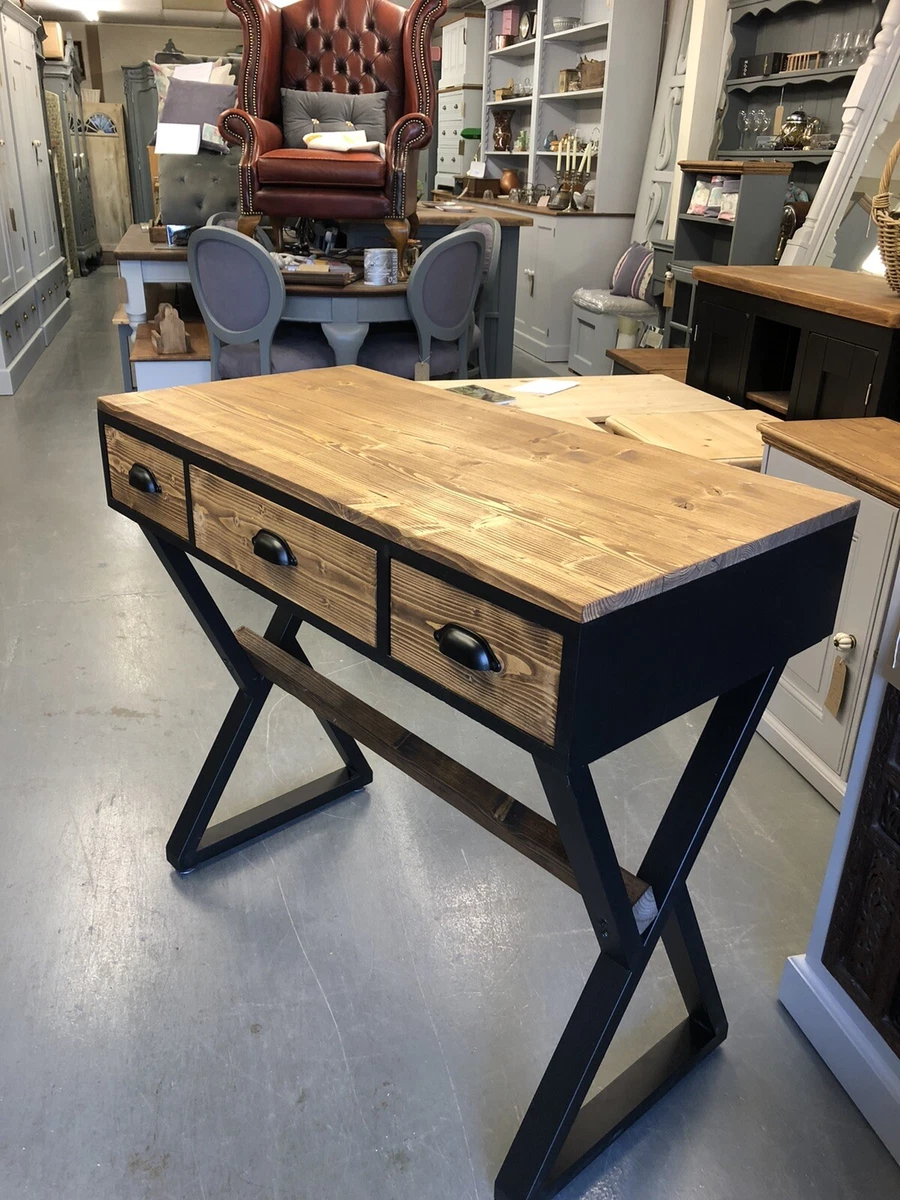 Desk with storage on both sides outlet