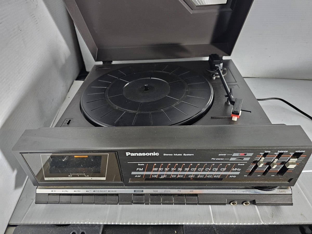 Panasonic SG-X7 Stereo Music System, Tape Player, AM/FM