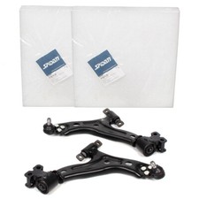 2x SPIDAN Querlenker + Halter + Traggelenk für OPEL KARL (C16) vorne unten