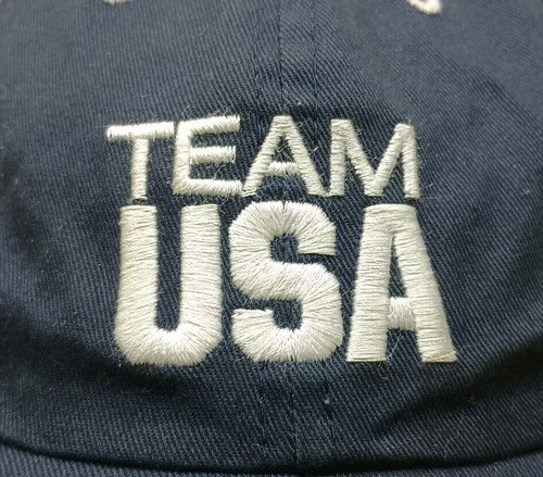 Baseballkappe Team USA Olympia Team Bekleidung blau rot weiß verstellbar Mütze - Bild 2 von 12