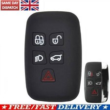 For Land Rover Range Rover Sport Evoque LR4 5 Button Silicone Key Cover Case Fob