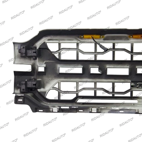 Black Front Grille Bumper Grill With Yellow LED Lights Fits For F150 2024 2025 - Foto 9 di 9