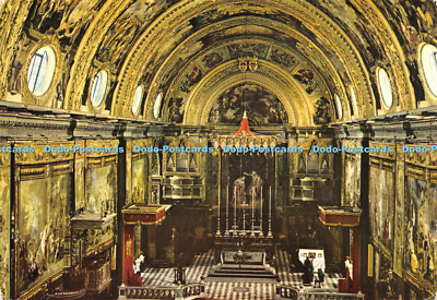 D022442 Malta. Interieur. St. Johns Cathedral. Alfred Galea Zammit. 1970