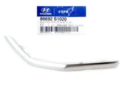 GENUINE 86692S1020 Rear Bumper Molding Trim RIGHT Side for Hyundai ...