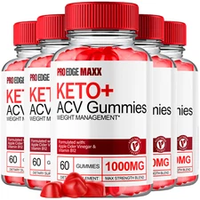 Pro Edge Maxx Keto ACV Gummies Maximum Strength Vitamin Formula, 300 Gummies